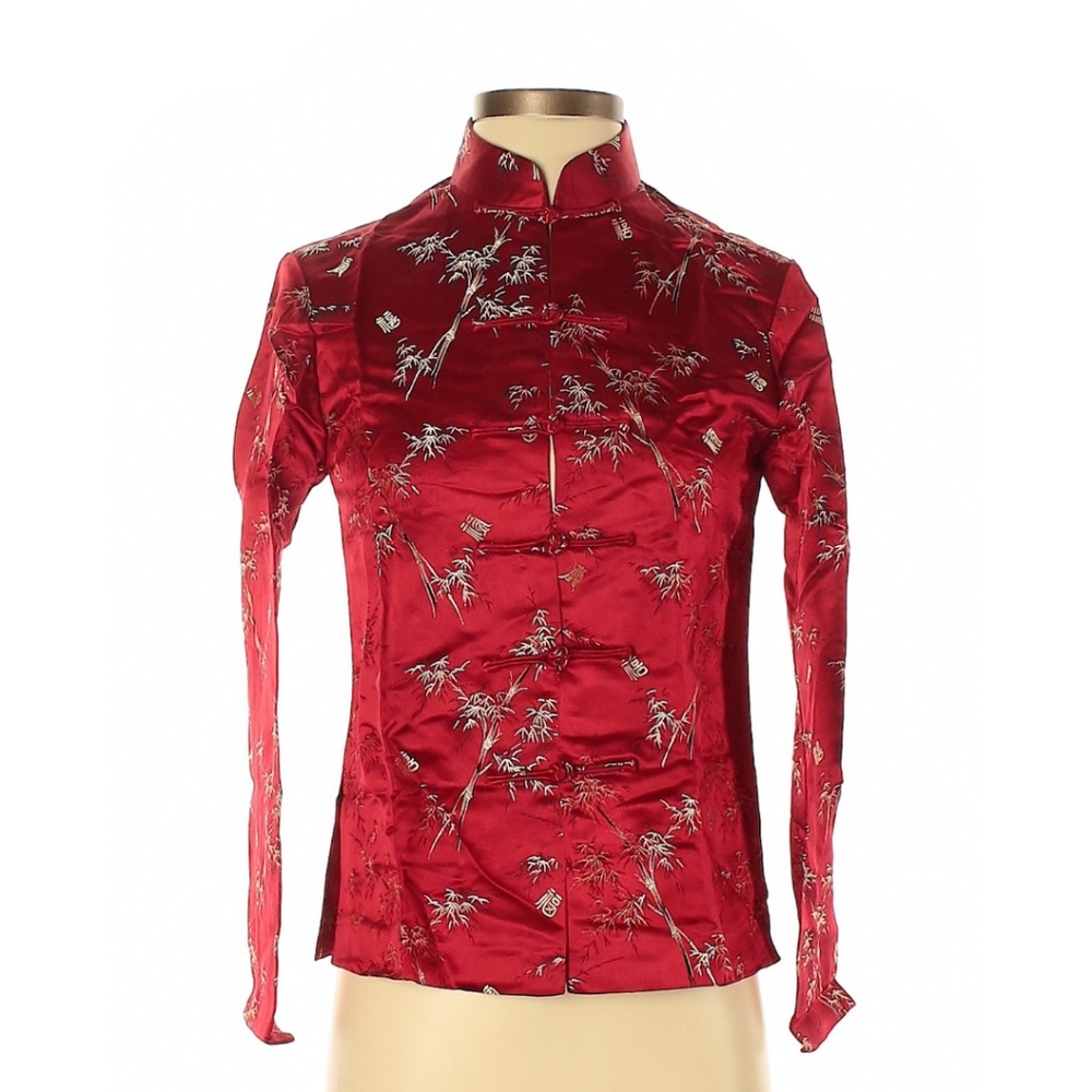 Silk Asian inspired jacket
